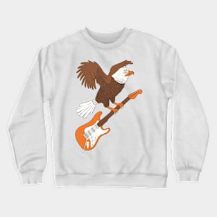 psychedelic eagle Crewneck Sweatshirt